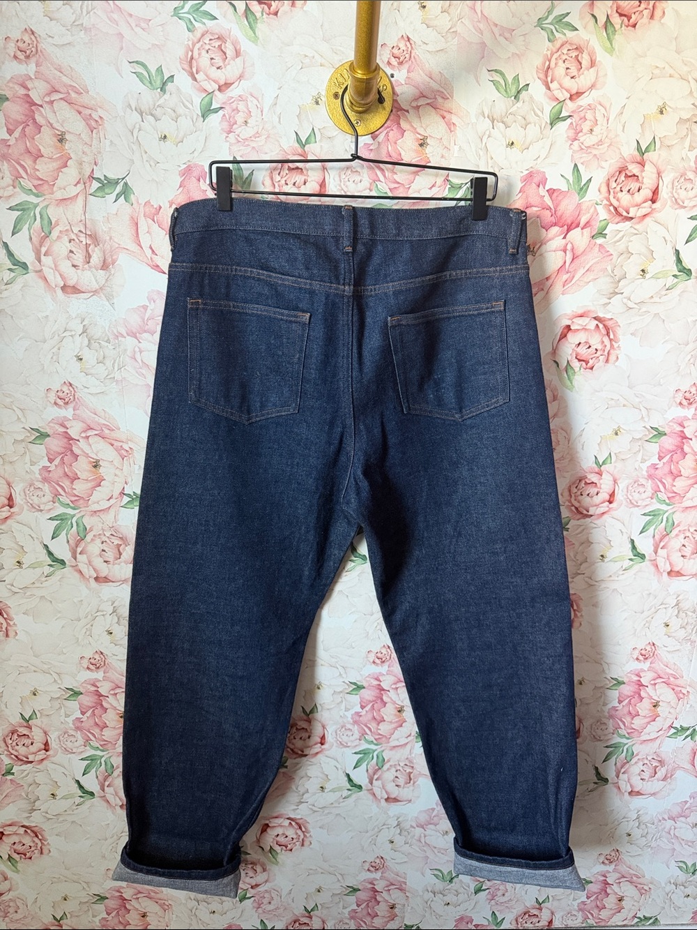 RARE A.P.C. Touitou Selvedge Dark Wash Men’s Jeans size 33 x 32 Denim Pants - Picture 7 of 7